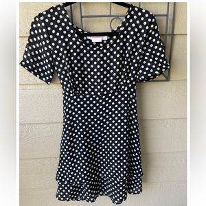 Vintage Polka Dot Babydoll Dress